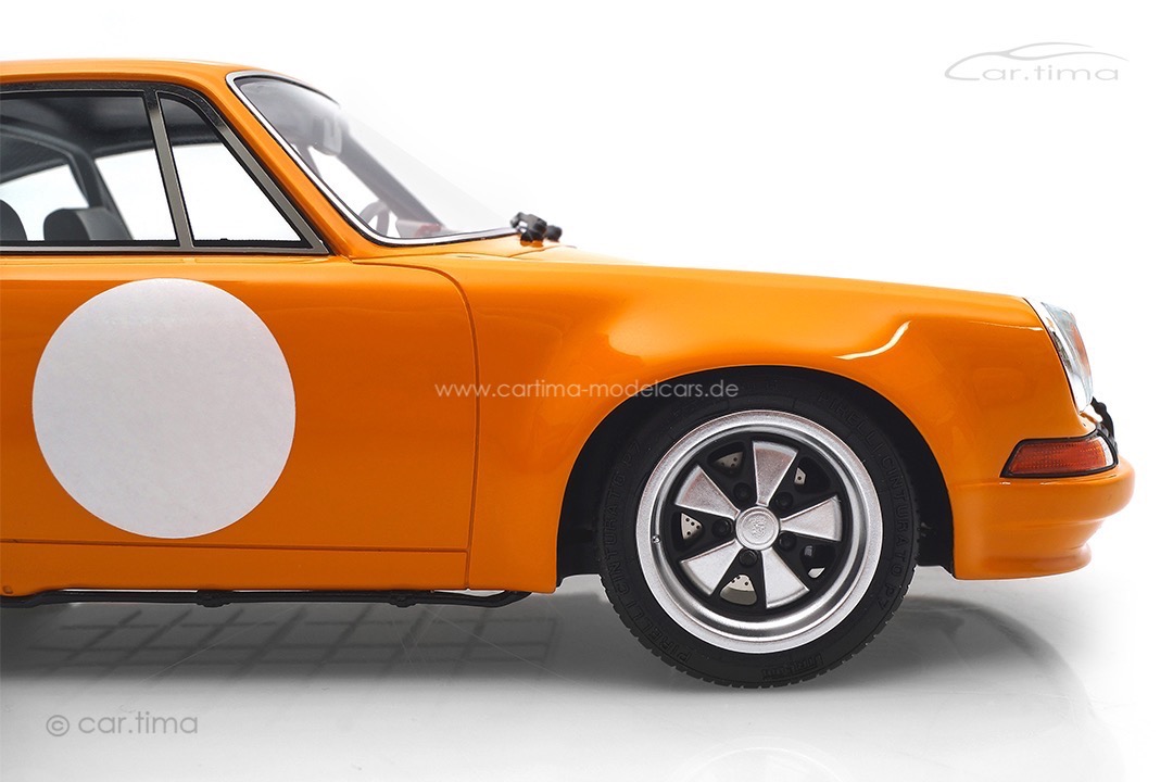 Porsche 911 S Signalorange Curves Magazin car.tima 1:18 CAR01822005