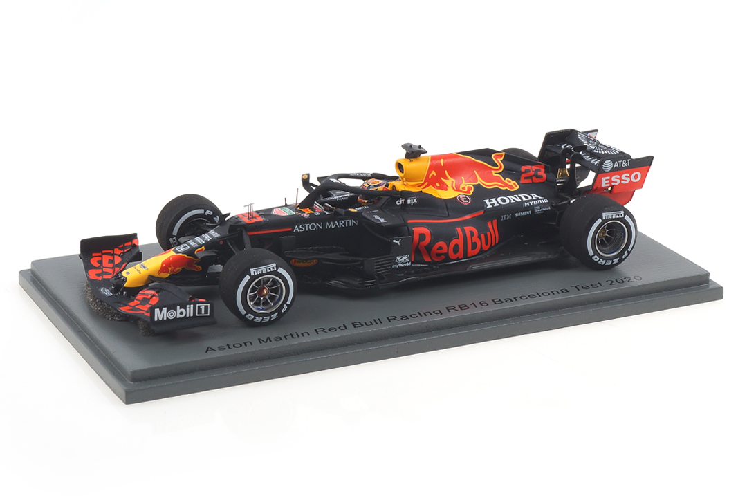 Aston Martin Red Bull RB16 Barcelona Test 2020 Alexander Albon Spark 1:43 S6459