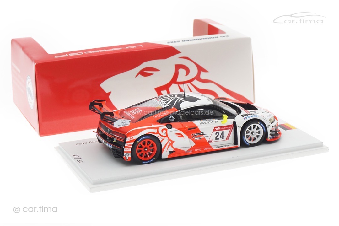Audi R8 LMS GT3 Evo II 24h Nürburgring 2022 Kolb/Mies/Niederhauser/Drudi Spark 1:43 FF016