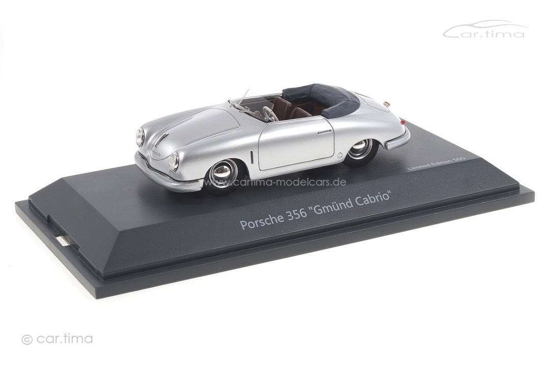 Porsche 356 Gmünd silber Schuco 1:43 450913100