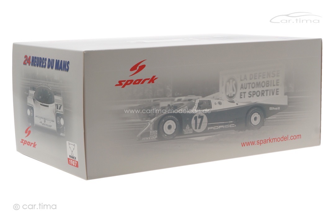 Porsche 962 C Winner 24h Le Mans 1987 Bell/Holbert/Stuck Spark 1:18 18LM87