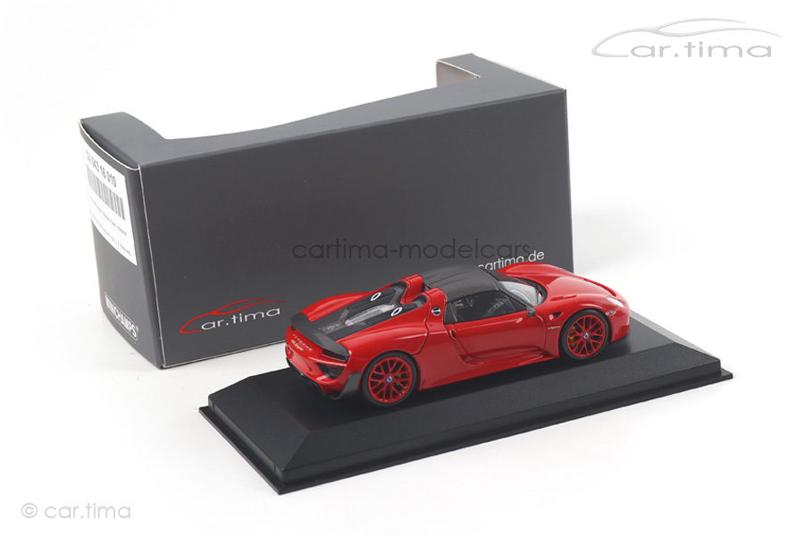 Porsche 918 Spyder Weissach Paket car.tima CUSTOMERS CLUB Minichamps car.tima CUSTOMIZED