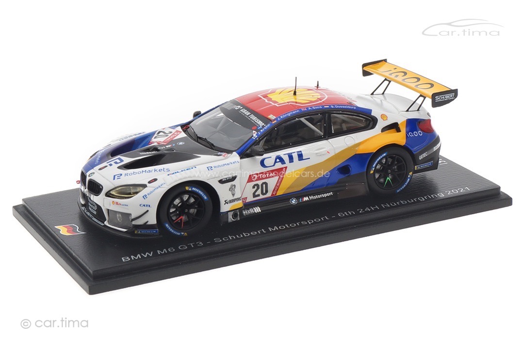 BMW M6 GT3 24h Nürburgring 2021 Dusseldorp/Krohn/Klingmann/Sims Spark 1:43 SG755