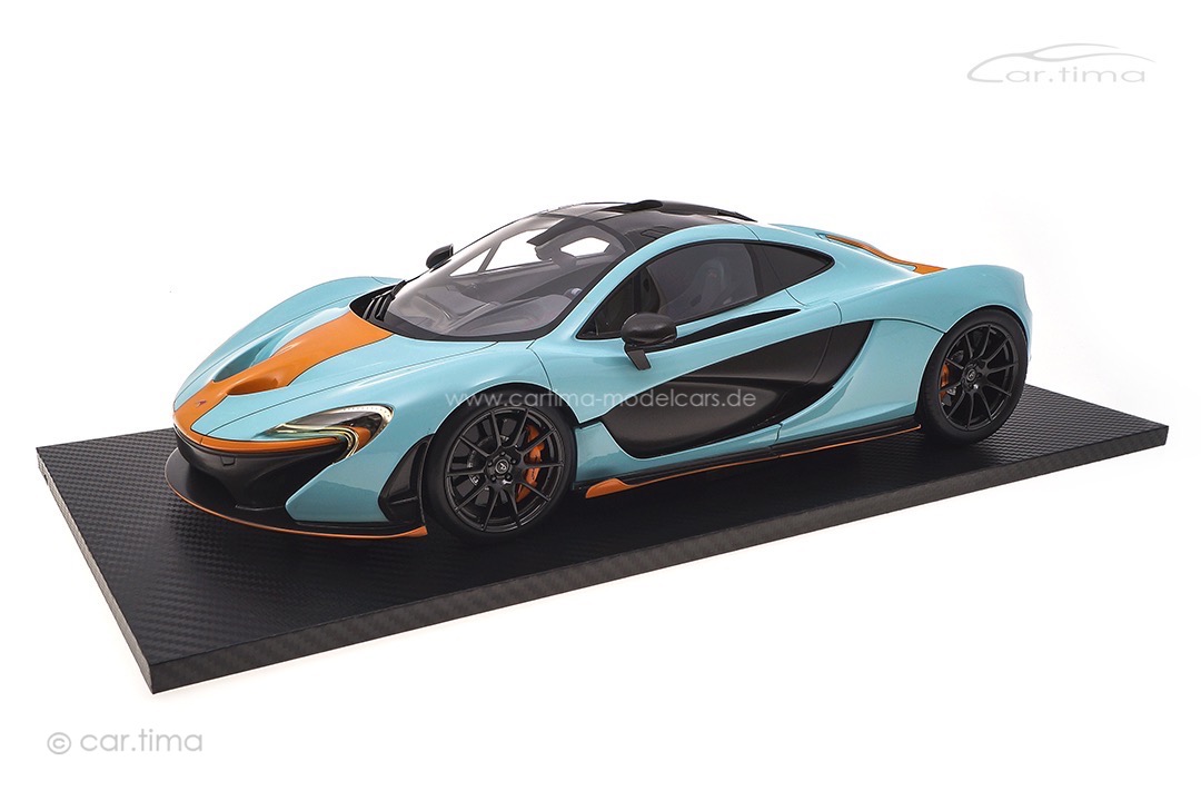 McLaren P1 Gulfblau/orange TSM 1:12 TSM161203