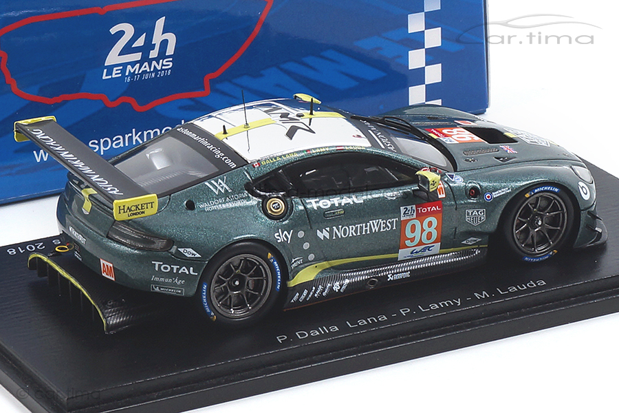 Aston Martin Vantage 24h Le Mans 2018 Dalla Lana/Lamy/Lauda Spark 1:43 S7044