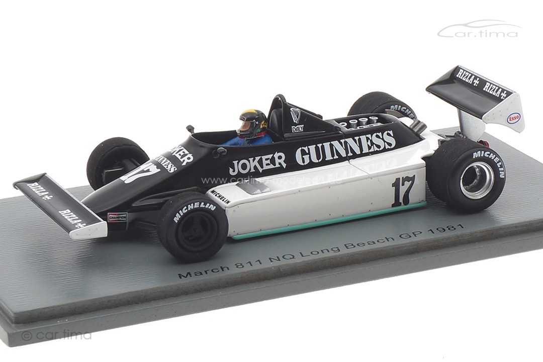 March 811 GP Long Beach 1981 Derek Daly Spark 1:43 S7169