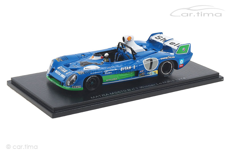 Matra Simca MS 670 B Winner 24h Le Mans 1974 Larrousse/ Pescarolo Spark 1:43 43LM74