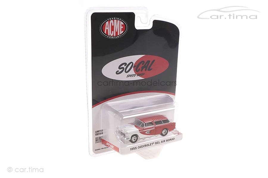 Chevrolet Bel air Nomad 1955 rot/weiß ACME 1:64 GL-51340