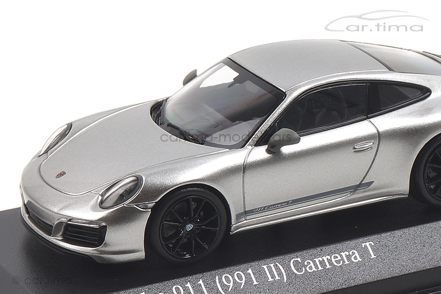 Porsche 911 (991 II) Carrera T GT-silber/Rad schwarz Minichamps 1:43 CA04319004B Porsche 911 (991 II) Carrera T GT-silber/Rad schwarz Minichamps 1:43 CA04319004B