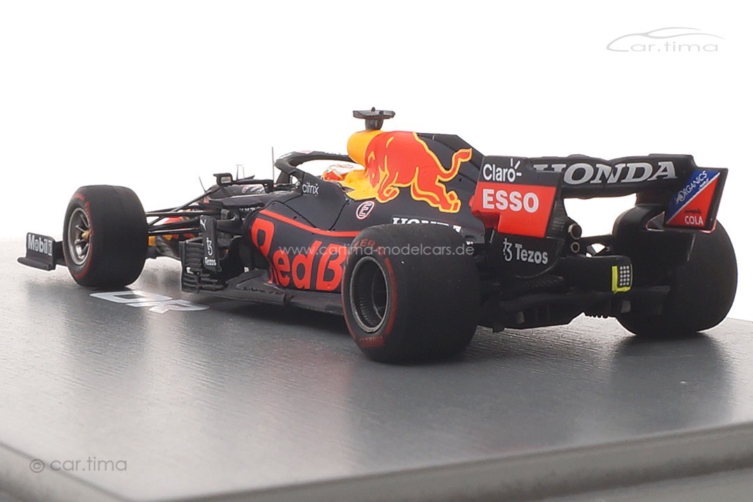 Red Bull Racing RB16B Winner GP Abu Dhabi 2021 Max Verstappen/pit board/No.1 board Spark 1:43 S7861