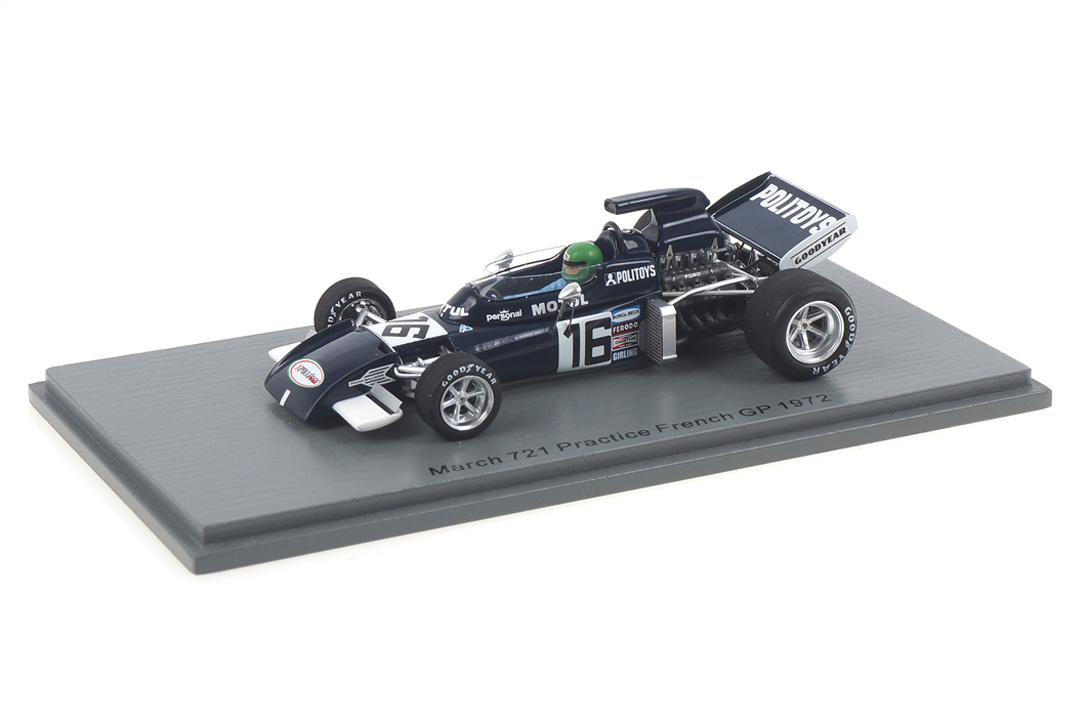 March 721 French GP 1972 Henri Pescarolo Spark 1:43 S7264