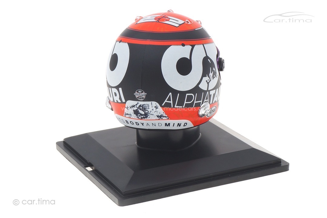 Helm/Helmet Yuki Tsunoda AlphaTauri 2021 Spark 1:5 5HF057