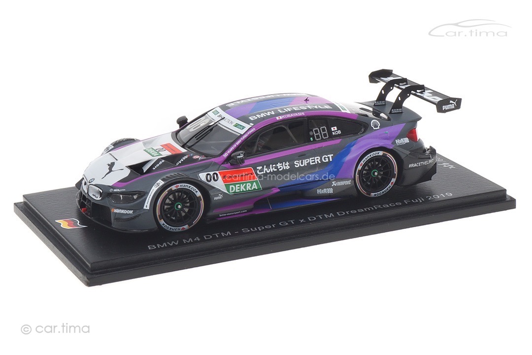 BMW M4 DTM Super GT x DTM Dream Race Fuji 2019 Kamui Kobayashi Spark 1:43 SG643