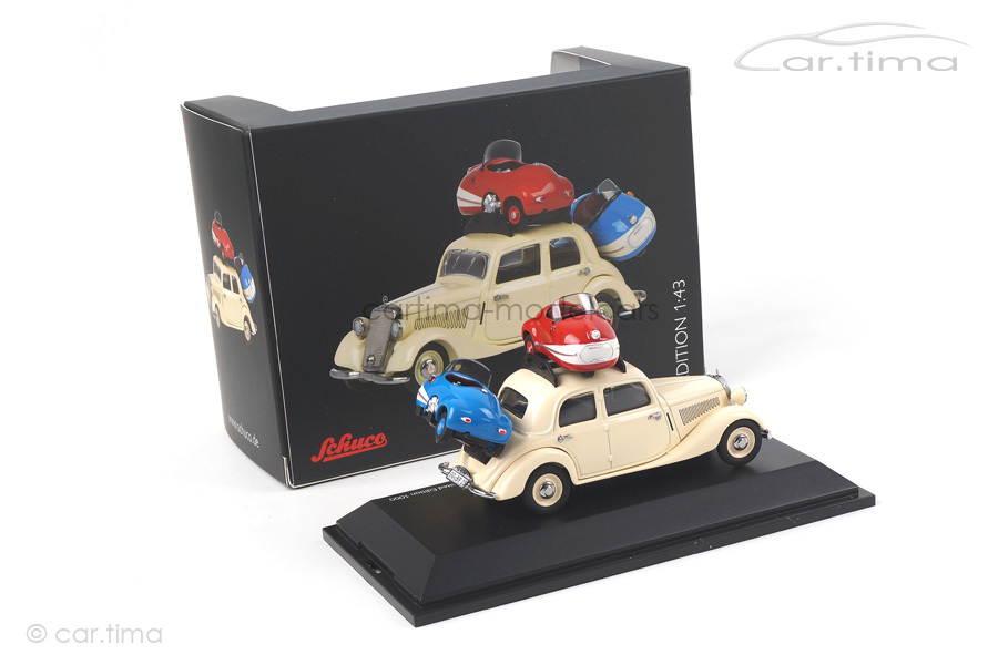 Mercedes-Benz 170V mit Brütsch Mopetta Schuco 1:43 450227000