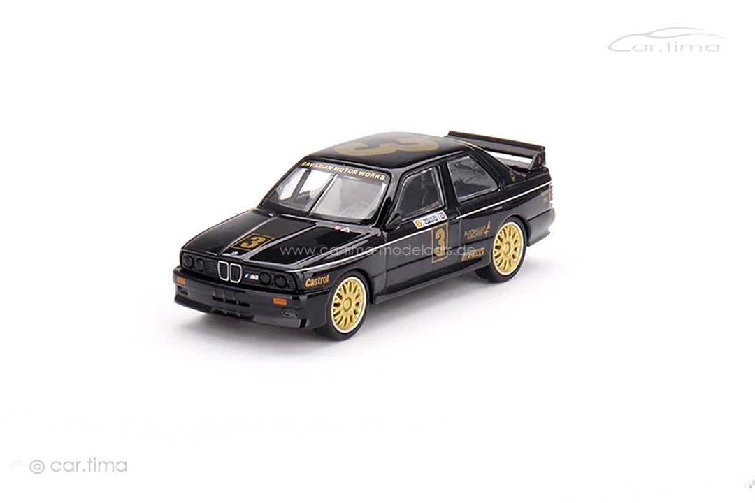 BMW M3 E30 #3 1987 ATCC Championship Winner JPS Team Australia MINI GT 1:64 MGT00608-L