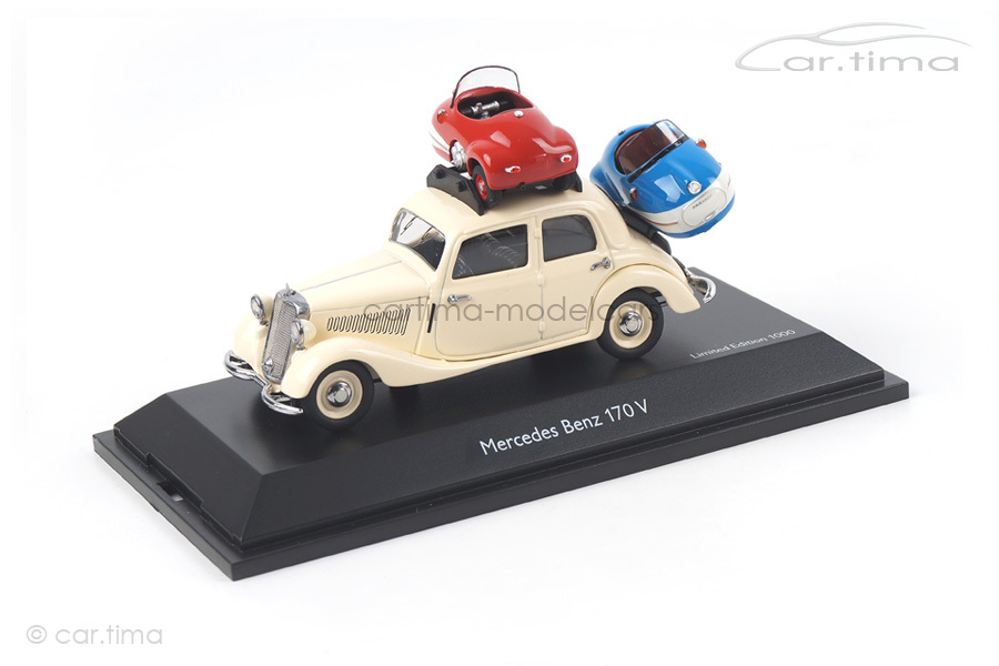 Mercedes-Benz 170V mit Brütsch Mopetta Schuco 1:43 450227000