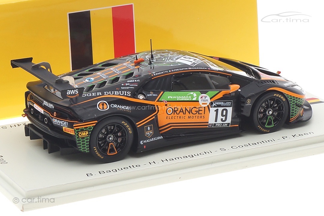 Lamborghini Huracán GT3 Evo 24h Spa 2021 Baguette/Hamaguchi/Costantini/Keen Spark 1:43 SB472