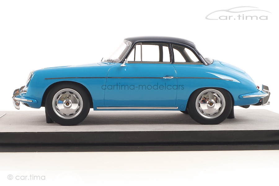 Porsche 356 Karmann Hardtop Blau Tecnomodel 1:18 TM18-143C