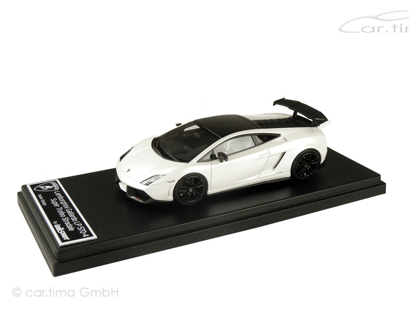 Lamborghini Gallardo LP570-4 Super Trofeo Stradale canopus weiß LookSmart 1:43 LS395B