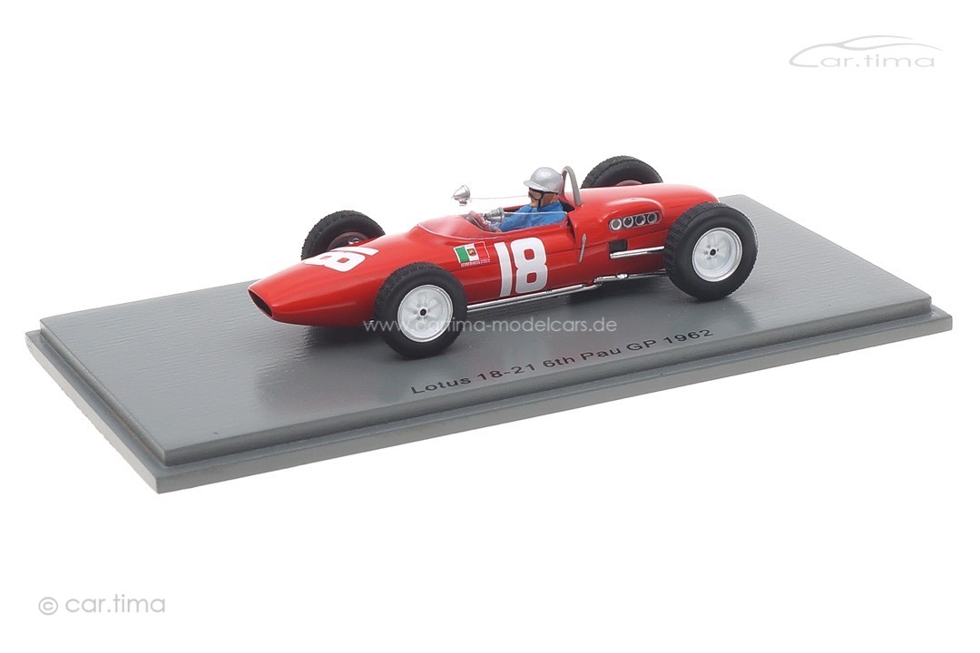Lotus 18-21 GP Pau 1962 Nino Vaccarella Spark 1:43 S7452