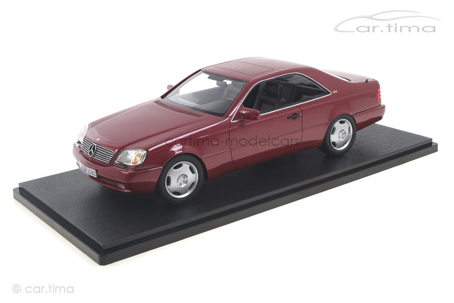 Mercedes-Benz 600 SEC C140 rot met. Cult Models 1:18 CML079-3