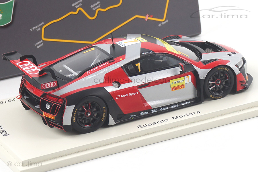 Audi R8 LMS  Macau GT World Cup 2016 Edoardo Mortara  Spark  1:43 SA116