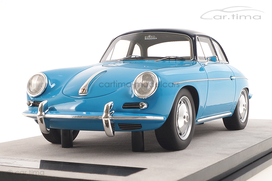 Porsche 356 Karmann Hardtop Blau Tecnomodel 1:18 TM18-143C