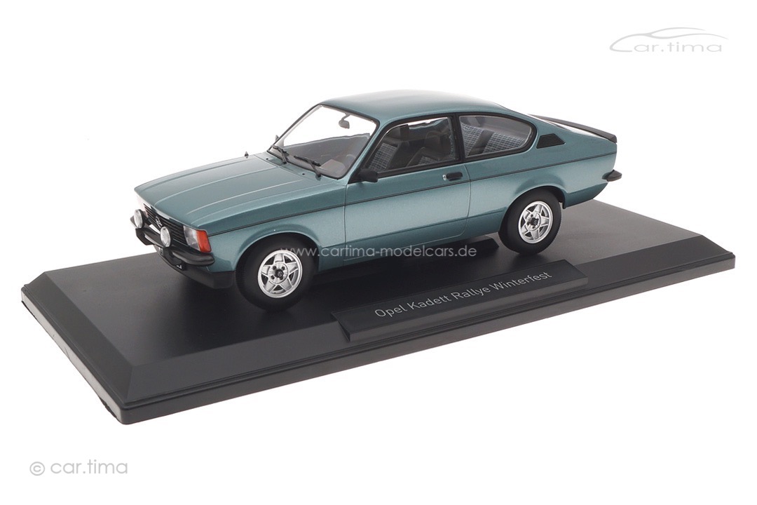 Opel Kadett C Rallye Winterfest 1978 Kristalltürkis Norev 1:18 183654