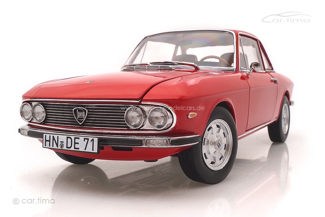 Lancia Fulvia 1600 HF Lusso 1971 rot Norev 1:18 187982
