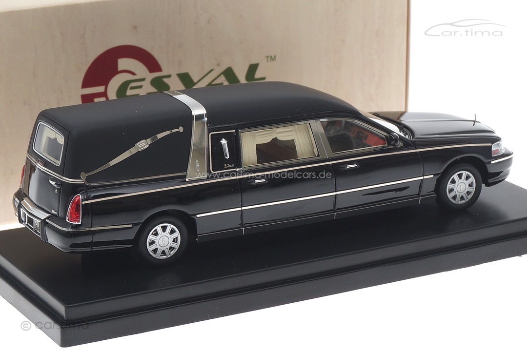 Lincoln Town Car Hearse by Eagle Coach Co. 2009 schwarz Esval Models 1:43 EMUS43022B