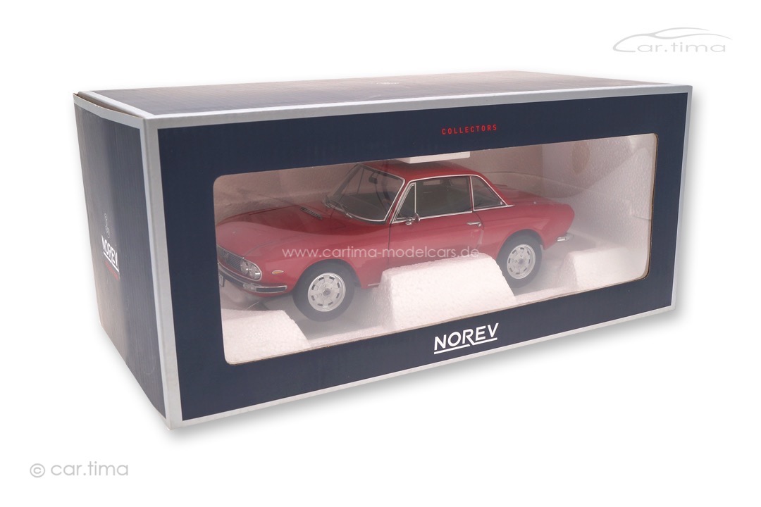 Lancia Fulvia 1600 HF Lusso 1971 rot Norev 1:18 187982