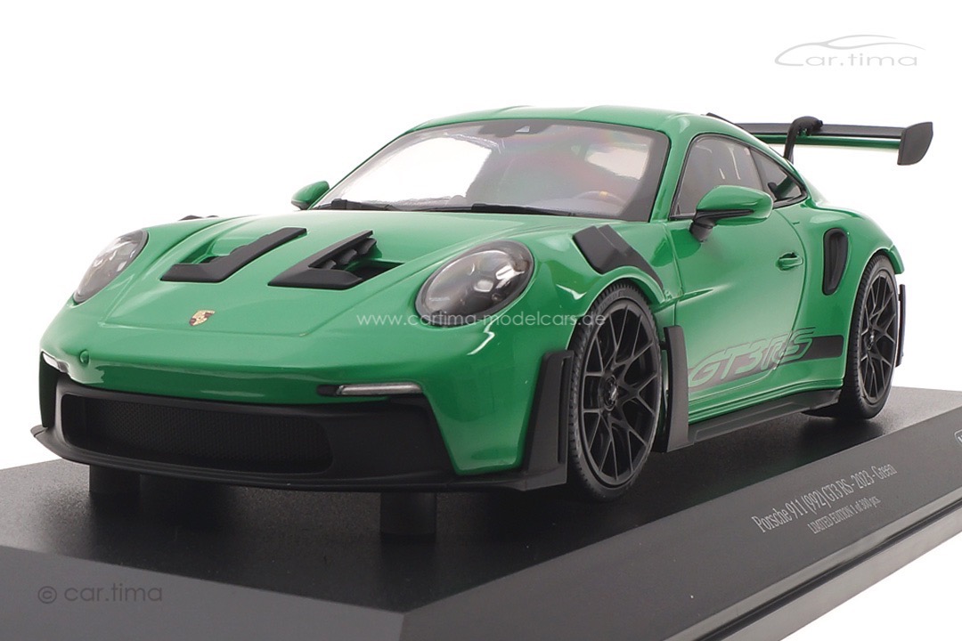 Porsche 911 (992) GT3 RS Pythongrün/Rad schwarz Minichamps 1:18 153062236