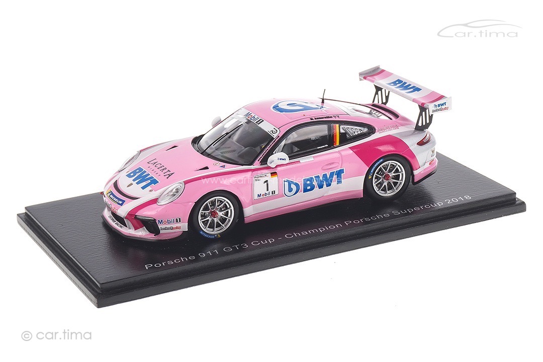 Porsche 911 GT3 Cup Champion Porsche Supercup 2018 Michael Ammermüller Spark 1:43 S8500