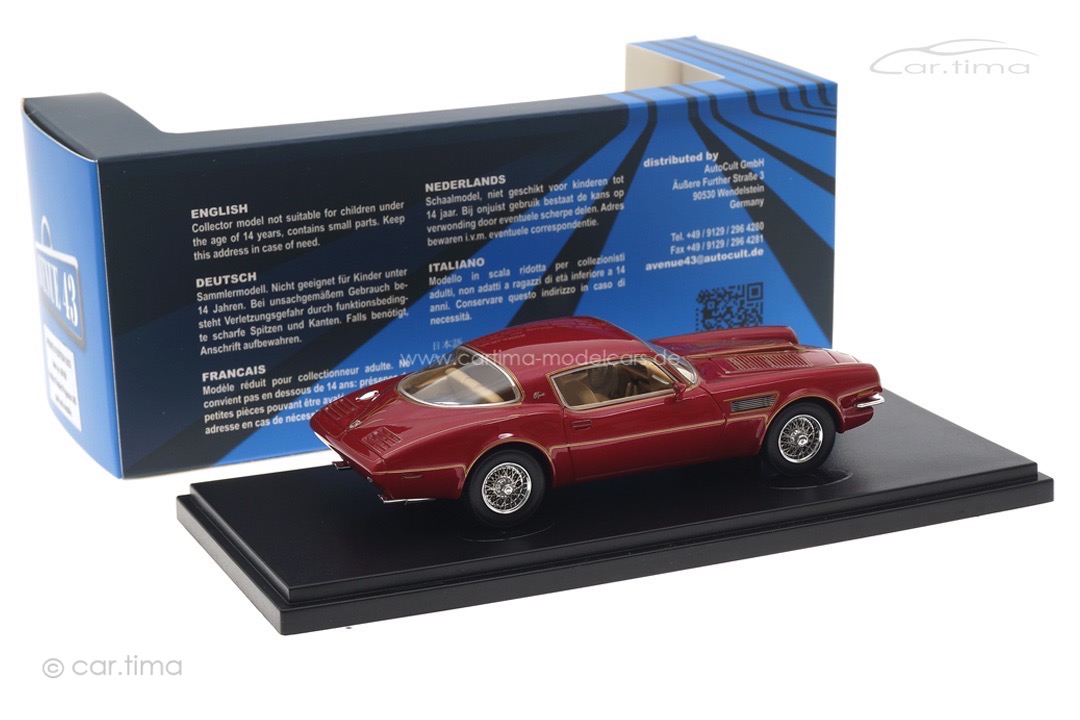 Pontiac Firebird Pegasus 365 rot Avenue43 1:43 60109