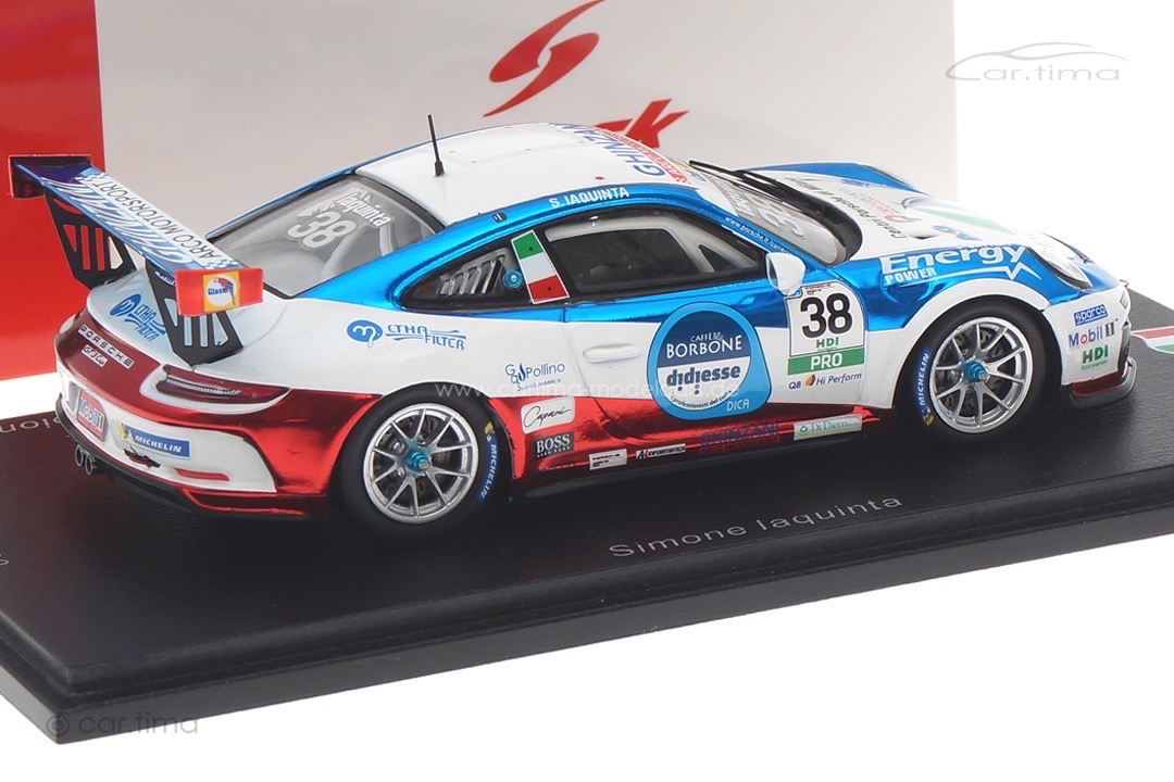 Porsche 911 GT3 Cup Porsche Carrera Cup Italia Champion 2020 Simone Iaquinta Spark 1:43 SI015
