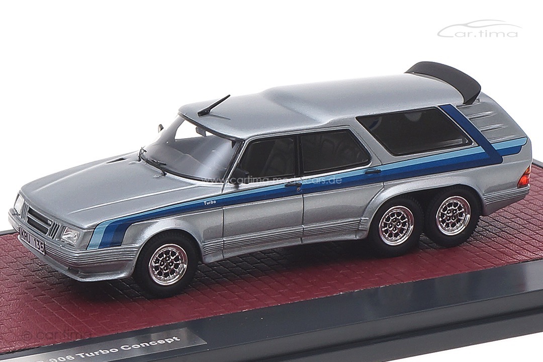 Saab 906 Turbo Concept 1984 silber Matrix 1:43 MX41801-042