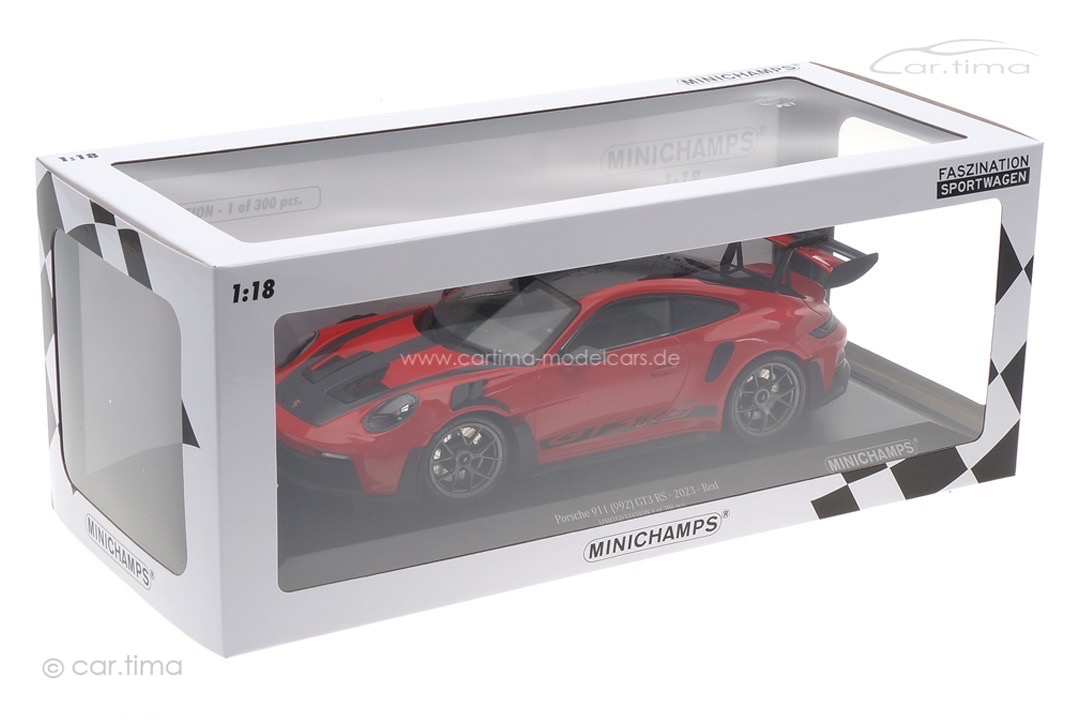 Porsche 911 (992) GT3 RS Indischrot/Rad silber Minichamps 1:18 153062246