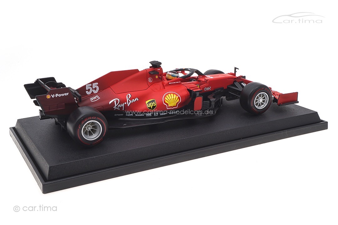 Ferrari SF21 GP 2021 Mission Winnow Carlos Sainz Bburago 1:18 18-16809S