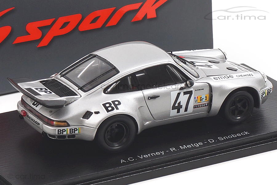 Porsche 911 Carrera RSR 24h Le Mans 1977 Metge/Striebig/Verney Spark 1:43 S7500