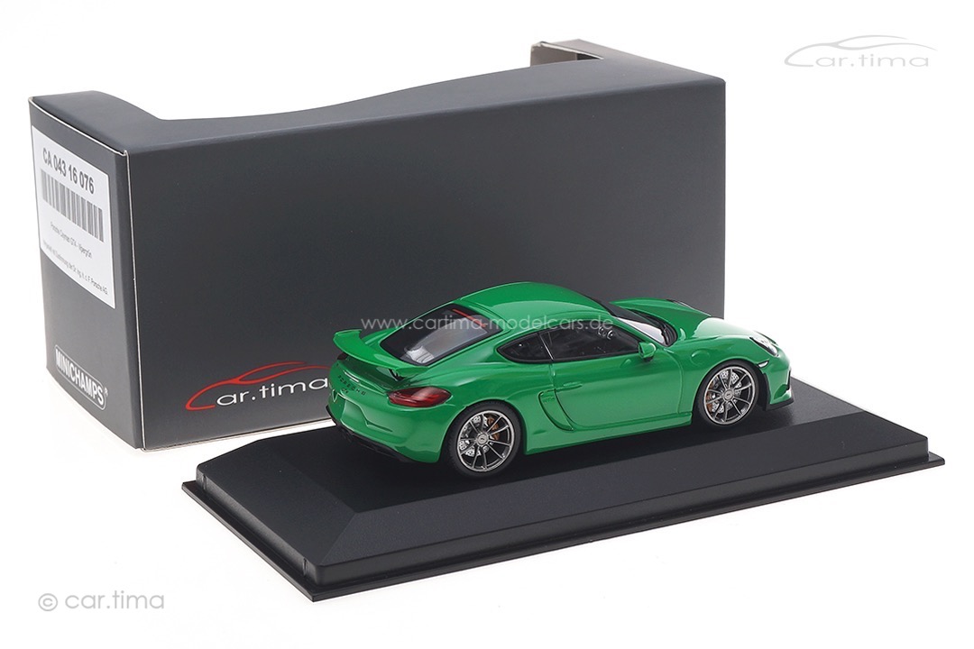 Porsche Cayman GT4 Vipergrün Minichamps 1:43 CA04316076