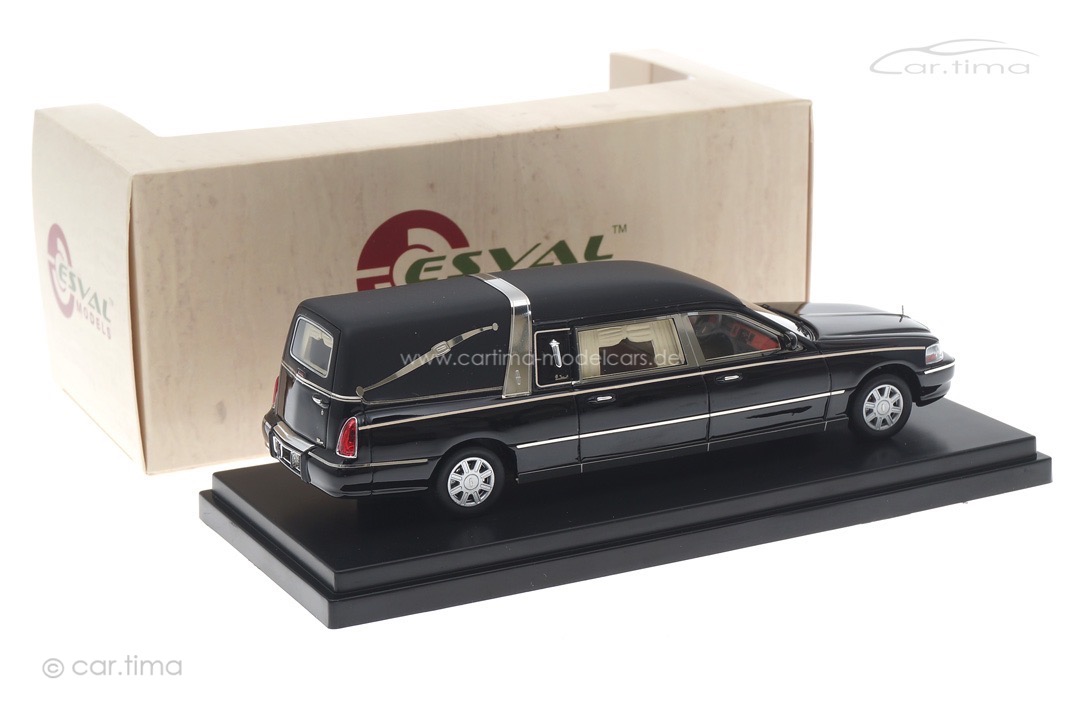Lincoln Town Car Hearse by Eagle Coach Co. 2009 schwarz Esval Models 1:43 EMUS43022B