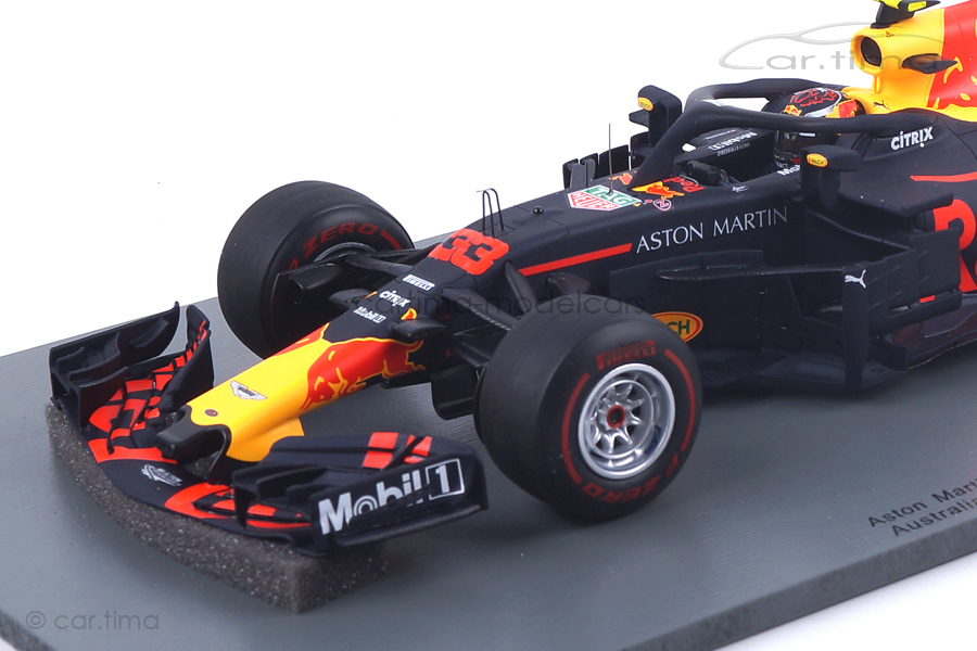Red Bull Racing Australian GP 2018 Max Verstappen Spark 1:18 18S348