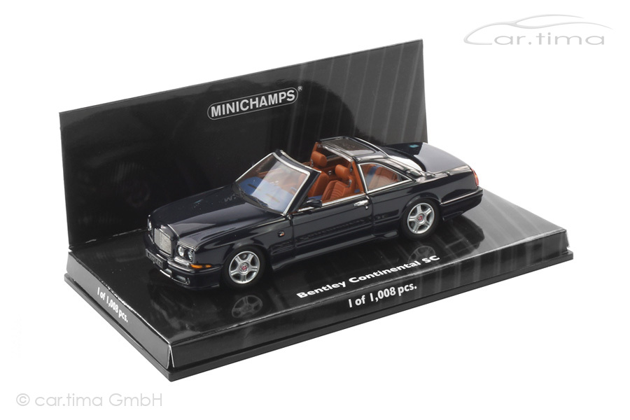 Bentley Continental SC blau Minichamps 1:43 436139990