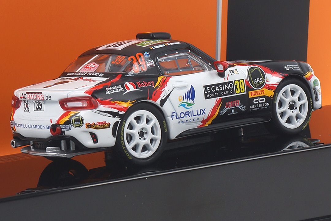 Fiat 124 RGT Abarth Rallye Monte Carlo 2020 Caprasse/Herman IXO 1:43 RAM753