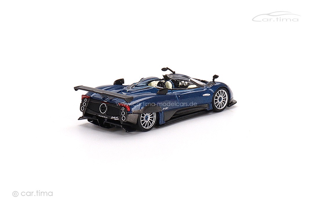 Pagani Zonda HP Barchetta Blue Tricolore MINI GT 1:64 MGT00370-L