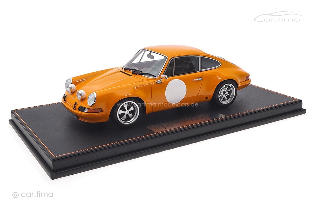 Porsche 911 S Signalorange Curves Magazin car.tima 1:18 CAR01822005