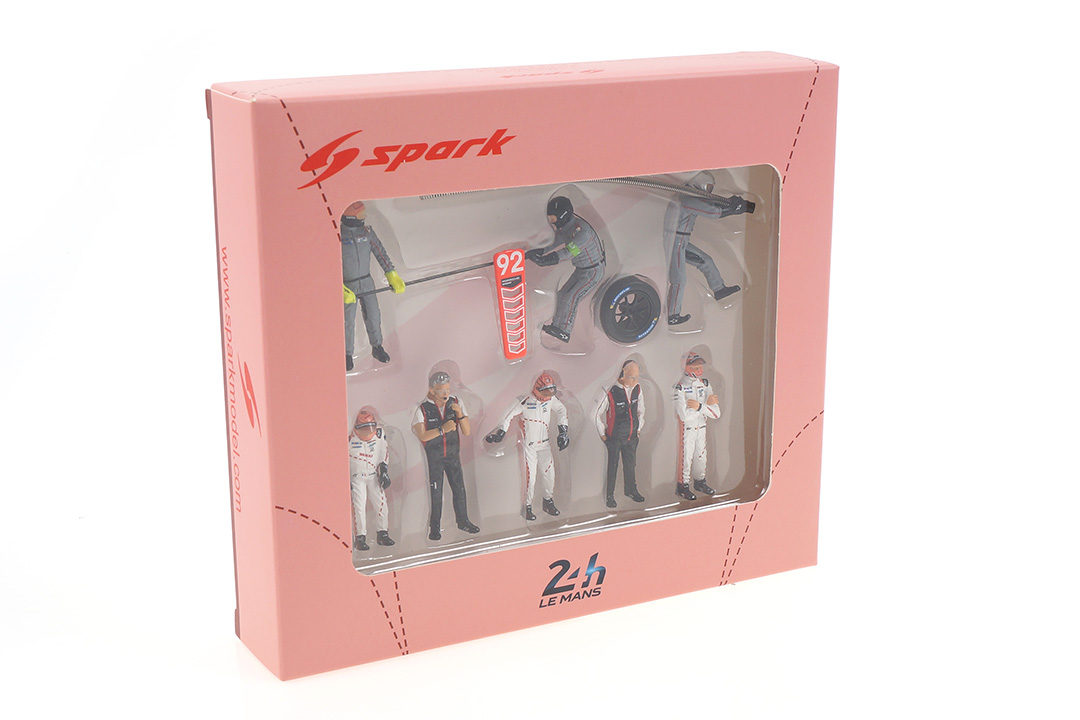 Figuren Set Porsche Team 24h Le Mans 2018 Spark 1:43 43AC013