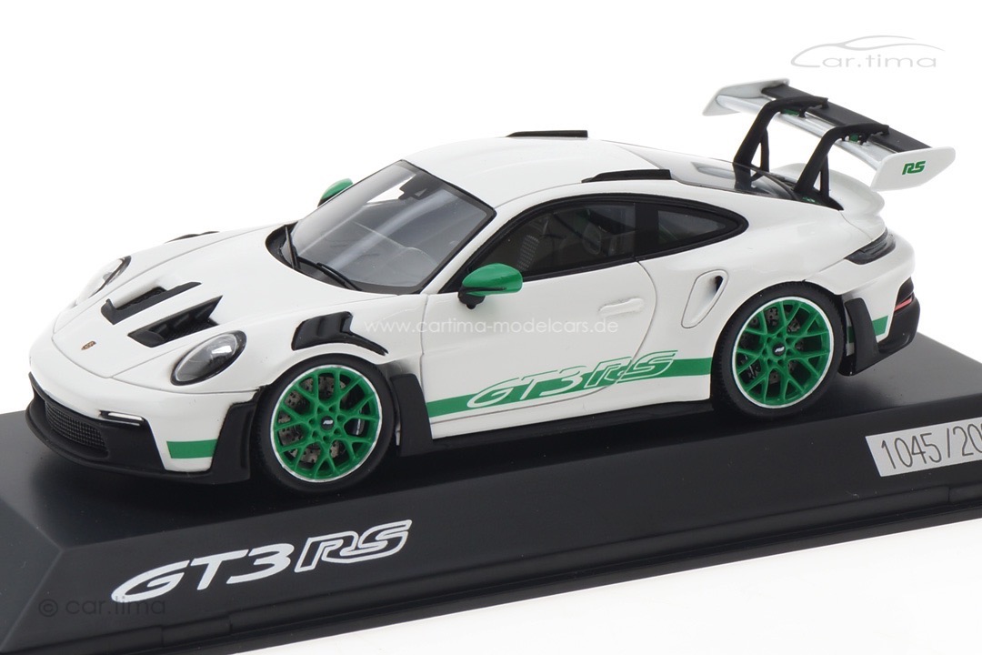 Porsche 911 (992) GT3 RS Weiß/grün Spark 1:43 WAP0201530P003