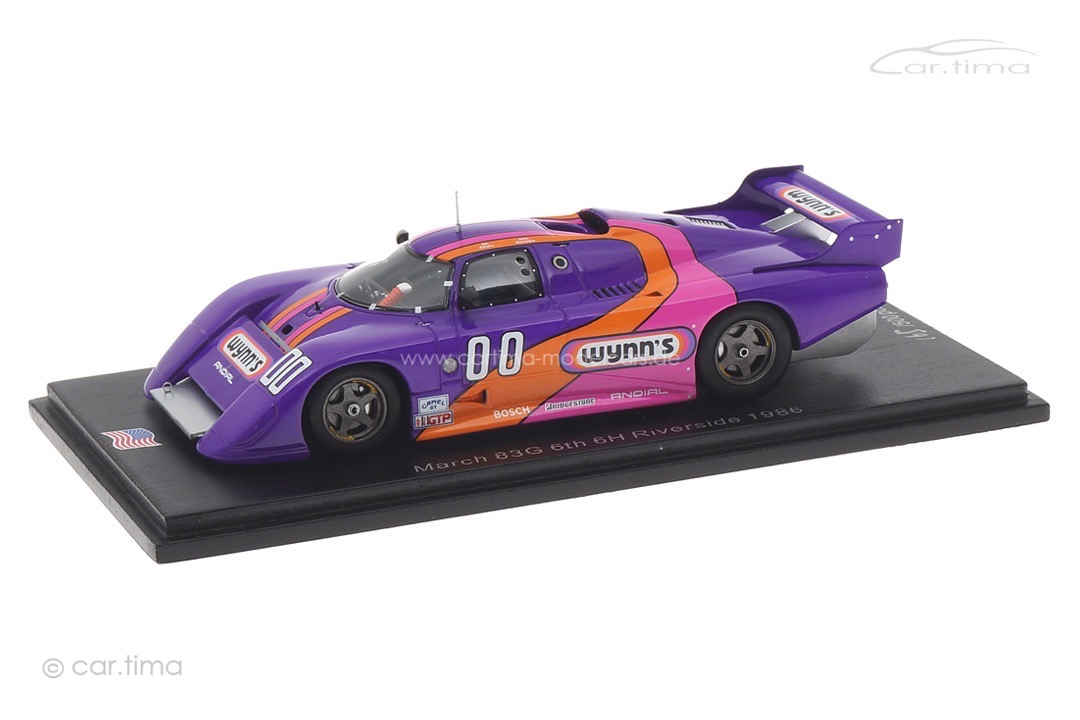 March 83G 6h Riverside 1986 Adams/Hotchkis Spark 1:43 US173