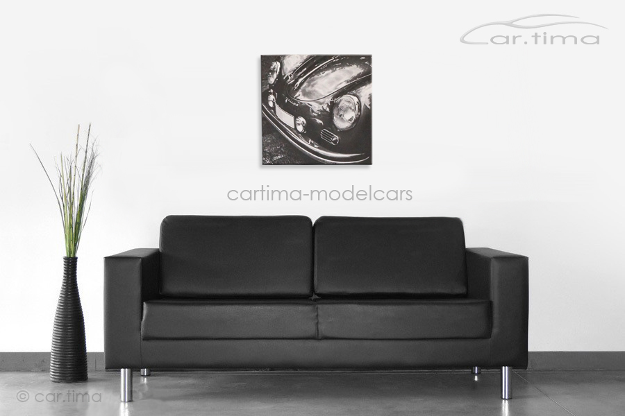 Kunstdruck auf Leinwand/Keilrahmen Porsche 356 45x45 cm